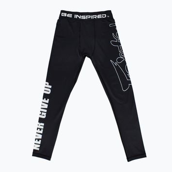 Чоловічі тренувальні легінси Fairtex Compression CP1 чорного кольору