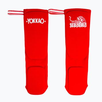 Захист гомілки YOKKAO Muay Thai Boxing red