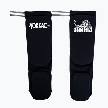 Захист гомілки YOKKAO Muay Thai Boxing black cotton