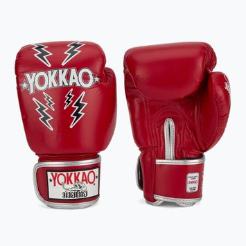 Рукавиці боксерські чоловічі YOKKAO Stadium red