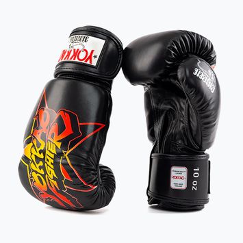 Рукавиці боксерські чоловічі YOKKAO Fighter KO black