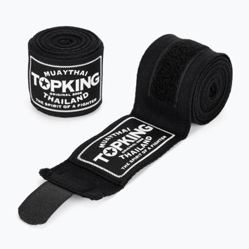 Бинти боксерські Top King 400 см чорні