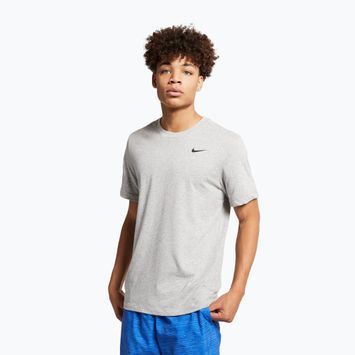 Футболка чоловіча Nike Dri-Fit dark grey heather/black