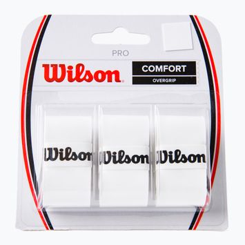 Обмотки для тенісних ракеток Wilson Pro Comfort Overgrip 3 шт. білі WRZ4014WH+