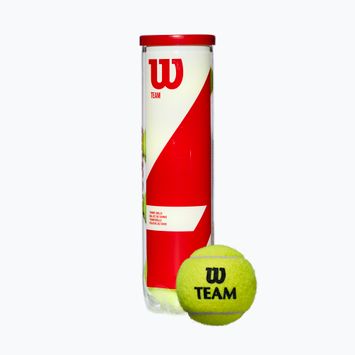 М'ячі тенісні Wilson Team Practice 4 шт. жовті WRT111900