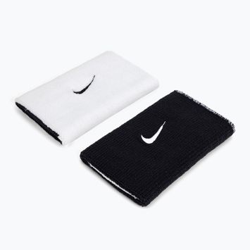 Напульсники Nike Dri-Fit Doublewide Wristbands Home And Away 2 шт. білі NNNB0-101