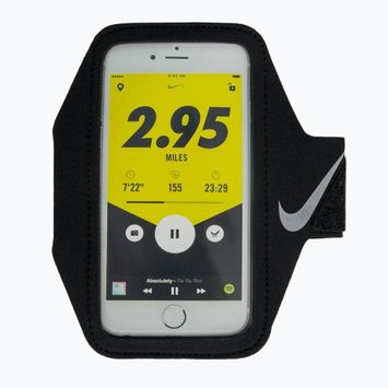 Кріплення для телефону для бігу Nike Lean Arm Band black/black/silver
