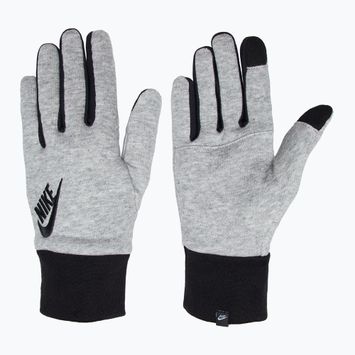 Рукавички для бігу чоловічі Nike Club Fleece 2.0 grey heather/black/black