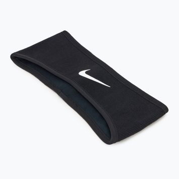 Трикотажна пов'язка на голову Nike чорний/чорний/білий