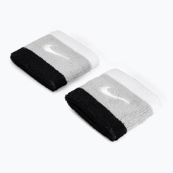 Напульсники Nike Swoosh Wristbands 2 шт. сіро-чорні N0001565-016