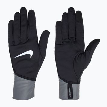 Рукавички для бігу чоловічі Nike Pacer Midweight RG black/smoke grey/silver