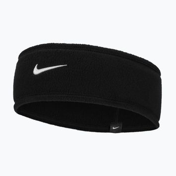 Пов'язка на голову жіноча Nike One Therma-Fit Fleece black/white