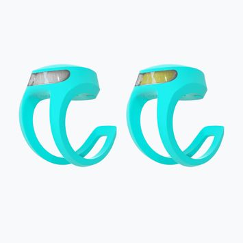 Набір велосипедних ліхтарів Knog Frog V3 Twinpack морський