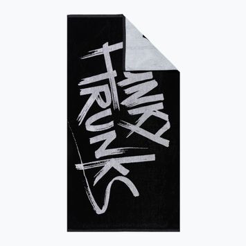 Бавовняний жакардовий рушник Funky Trunks з тегом чорний
