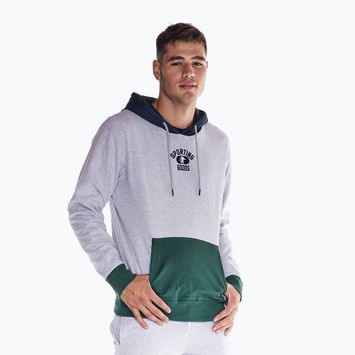 Кофта чоловіча LEONE 1947 College Hoody grey/melange