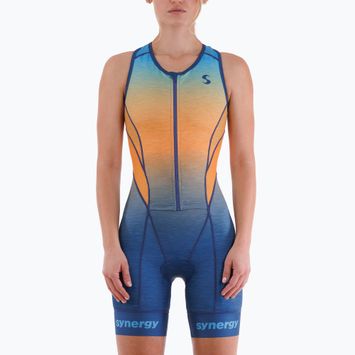 Комбінезон для тріатлону жіночий Synergy Pro Sleeveless Racerback Trisuit orange wave