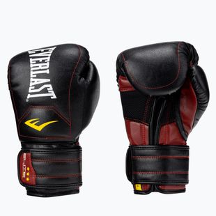 Рукавиці боксерські Everlast Elite Muay Thai чорні EV360MT