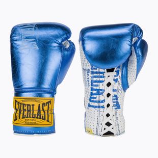 Боксерські рукавички Everlast Fight Leather сині