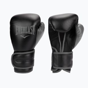 Рукавиці воксерські чоловічі EVERLAST Powerlock Pu чорні EV2200