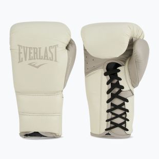 Боксерські рукавички Everlast Powerlock 2 Laced Pro Training білі