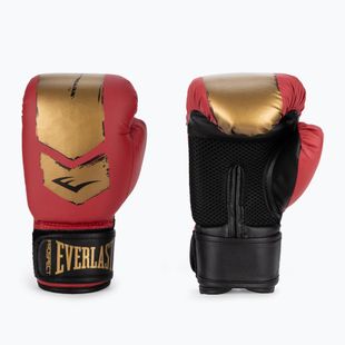 Рукавиці боксерські дитячі Everlast Prospect 2 червоно-золоті EV4602 RED/GLD