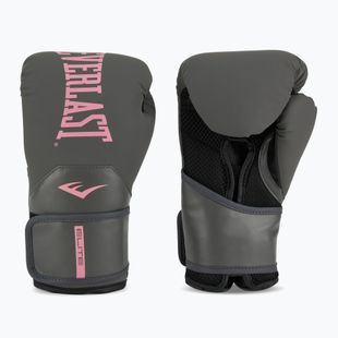 Боксерські рукавички Everlast Pro Style Elite 2 сірі/рожеві