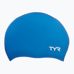 Шапочка для плавання TYR Wrinkle-Free Silicone royal