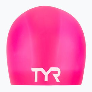 Шапочка для плавання TYR Wrinkle Free Silicone pink