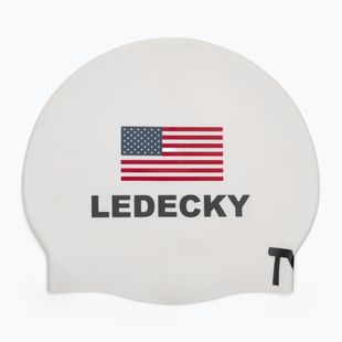 Шапочка для плавання TYR Ledecky Silicone white