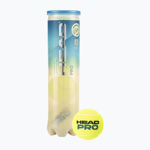 Тенісні м'ячі HEAD Pro 4 шт. жовті 571604