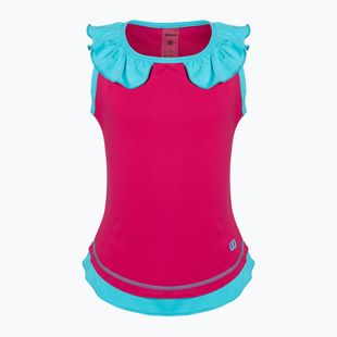 Футболка тенісна дитяча Wilson Competition Tank II рожева WRA807701