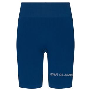 Велосипедки тренувальні жіночі Gym Glamour Push Up Classic Blue 317