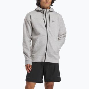 Кофта чоловіча Reebok Athlete Full Zip medium grey heather