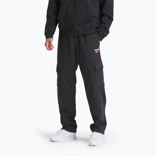 Чоловічі штани Reebok Identity Small Logo OH Cargo чорні/білі/векторний червоний