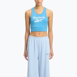Бюстгальтер для тренувань жіночий Reebok Identity Big Logo recovery blue