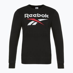 Чоловічий світшот Reebok Identity Big Logo Fleece Crew чорний/білий/векторний червоний