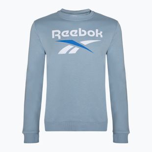 Чоловічий світшот Reebok Identity Big Logo Fleece Crew оновлений синій