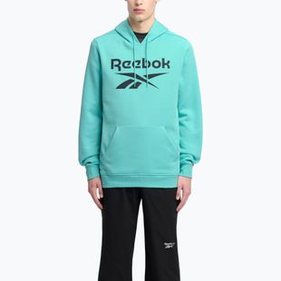 Чоловіча флісова толстовка з великим логотипом Reebok Identity ai aqua