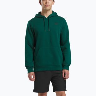Чоловічий світшот Reebok Identity Small Logo Fleece collegiate green