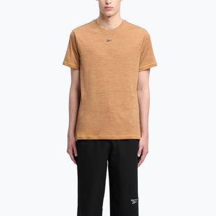 Футболка для тренувань чоловіча Reebok Id Train Melange Tech Tee electric amber