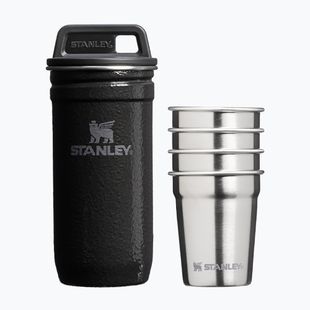 Чарки туристичні Stanley Pre-Party 60 ml 4 pack Hammertone Black