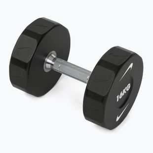 Хромована гантель Nike Strength Pro Urethane Dumbbell 16 kg black/white