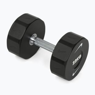 Хромована гантель Nike Strength Pro Urethane Dumbbell 22 kg black/white