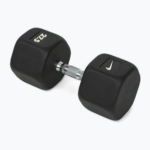 Гантель гумований Nike Strength Hex Dumbbell 27,5 kg black/white