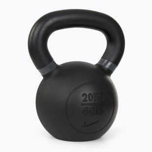 Kettlebell Nike Strength Cast Iron 20 кг чорний/сірий