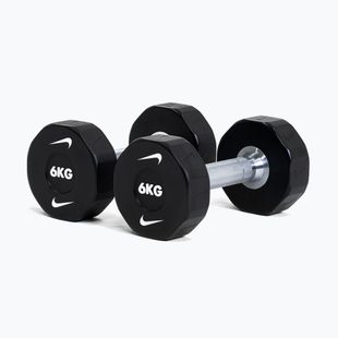 Гантелі Nike Strength Pro Urethane Dumbbell 2 x 6 kg black/white