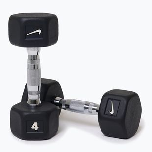 Гантелі Nike Strength Hex Dumbbell 2 x 4 kg black/white