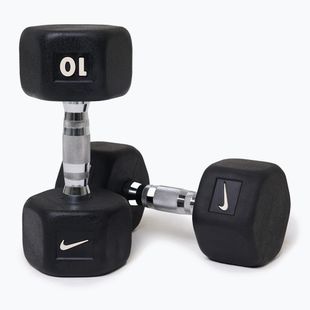 Гантелі Nike Strength Hex Dumbbell 2 x 10 kg black/white