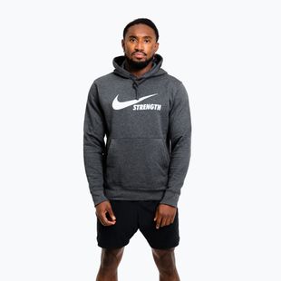 Кофта чоловіча Nike Strength Hoodie charcoal/white