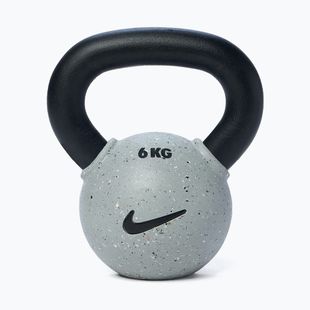 Гиря Nike Strength Rubber Coated 6 кг smoke grey